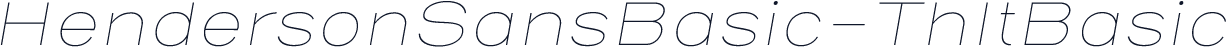 HendersonSansBasic-ThItBasic