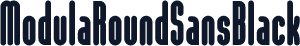ModulaRoundSansBlack