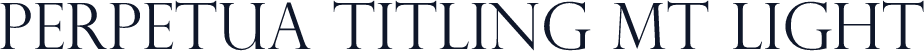 Perpetua Titling MT Light