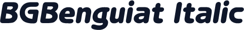 BGBenguiat Italic