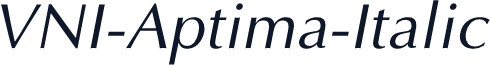 VNI-Aptima-Italic