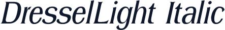 DresselLight Italic