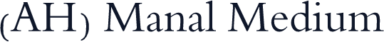 (AH) Manal Medium