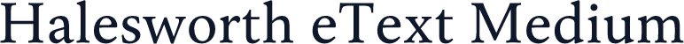 Halesworth eText Medium