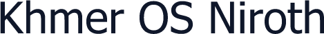 Khmer OS Niroth