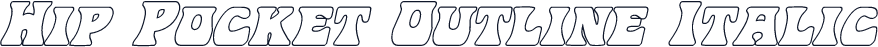 Hip Pocket Outline Italic
