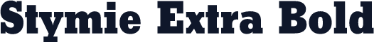 Stymie Extra Bold