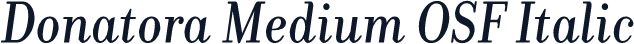 Donatora Medium OSF Italic