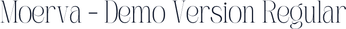Moerva - Demo Version Regular