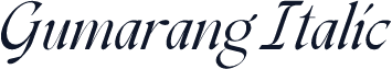 Gumarang Italic