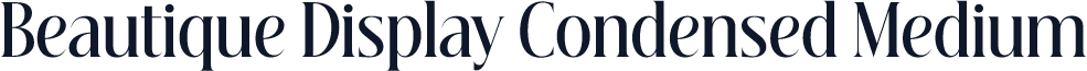 Beautique Display Condensed Medium