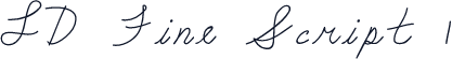 LD Fine Script 1