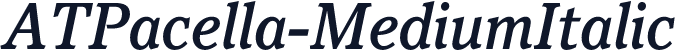 ATPacella-MediumItalic
