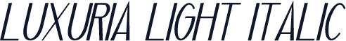 Luxuria Light Italic