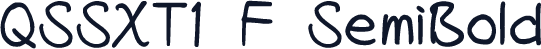 QSSXT1 F SemiBold