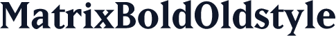 MatrixBoldOldstyle