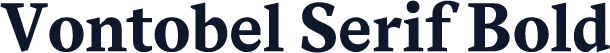 Vontobel Serif Bold