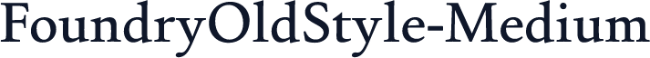 FoundryOldStyle-Medium