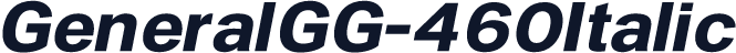 GeneralGG-460Italic