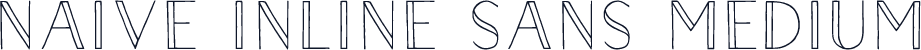 Naive Inline Sans Medium