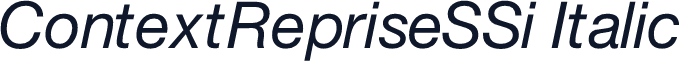 ContextRepriseSSi Italic