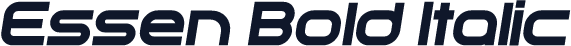 Essen Bold Italic