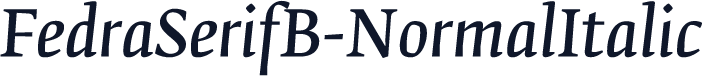 FedraSerifB-NormalItalic