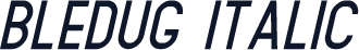 Bledug Italic