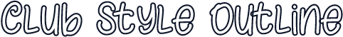 Club Style Outline