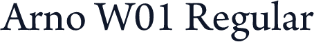 Arno W01 Regular
