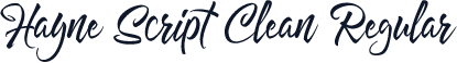 Hayne Script Clean Regular
