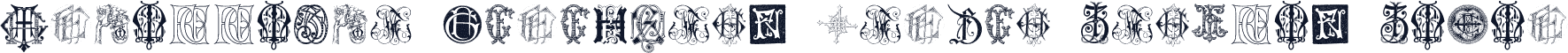 Intellecta Monograms Random Samples Seven