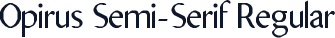 Opirus Semi-Serif Regular
