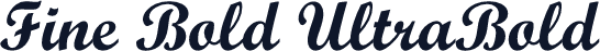 Fine Bold UltraBold