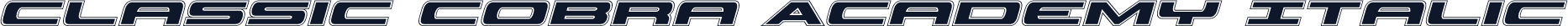 Classic Cobra Academy Italic