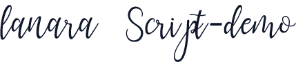 lanara Script-demo