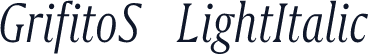 GrifitoS-LightItalic