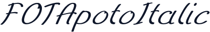 FOTApotoItalic