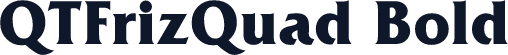 QTFrizQuad Bold