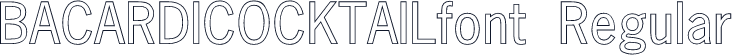BACARDICOCKTAILfont Regular