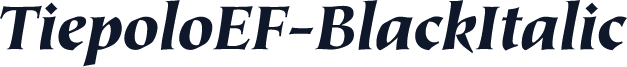 TiepoloEF-BlackItalic