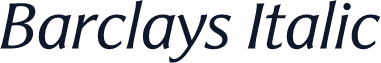 Barclays Italic