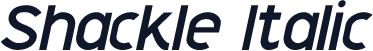 Shackle Italic