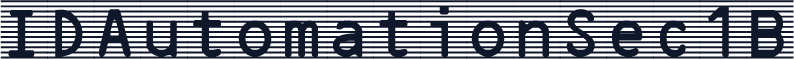 IDAutomationSec1B