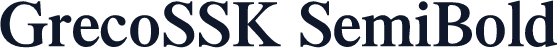 GrecoSSK SemiBold