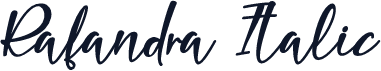 Rafandra Italic