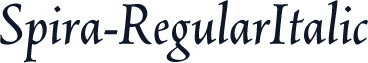 Spira-RegularItalic