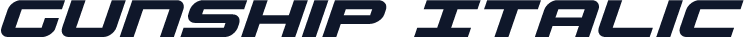 Gunship Italic