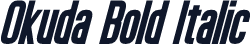 Okuda Bold Italic
