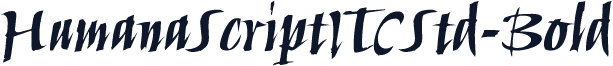 HumanaScriptITCStd-Bold